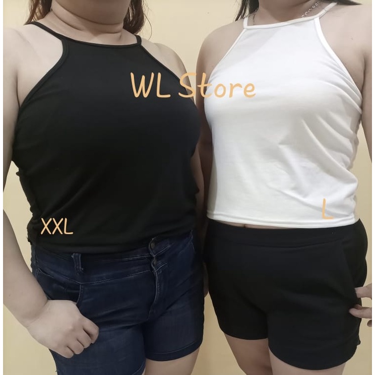 WL Store - Crop Tank Top Jumbo / Atasan Wanita Big Size - Narisa