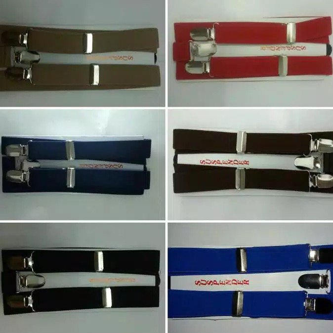 Suspender/bretell/tali jojon berbagai warna