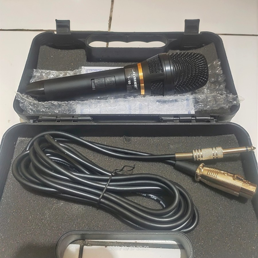 [PROMO COD] MICROPHONE VOCAL/MICROPHONE KARAOKE NOISE S-90 MICROPHONE PROFESIONAL DYNAMIC MICROPHONE KABEL