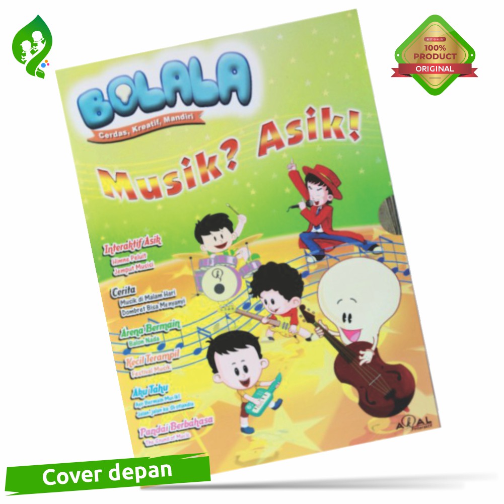 CD Interaktif Bolala Musik Asik Original Akal Interaktif Garansi 1 Tahun