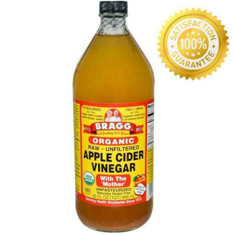 Bragg apple cider vinegar 946ml / cuka apel organik 946ml