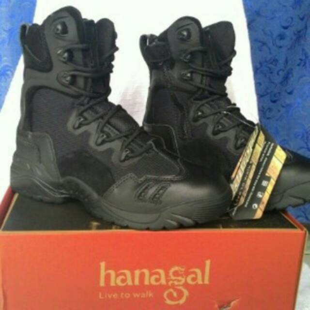 Sepatu Boots Hanagal Spider 8" Tactical Army