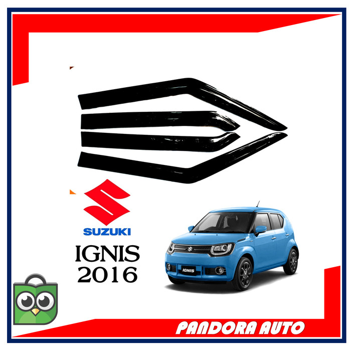 TALANG AIR MOBIL SUZUKI IGNIS MODEL SLIM AKRILIK HITAM