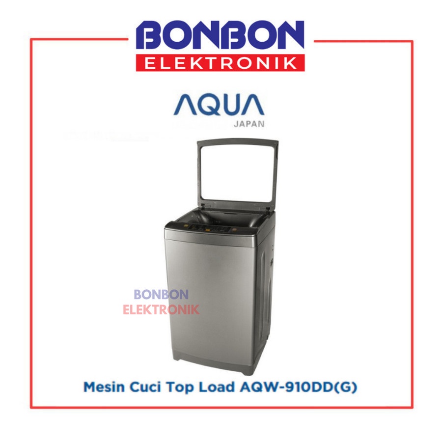 AQUA Mesin Cuci 1 Tabung 9KG AQW-910DD / AQW 910 DD / AQW910DD