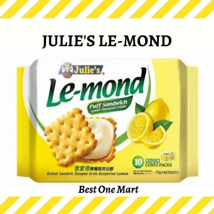 

Siap Krim Biskuit Lemon / Julies Lemond / Julie'S Lemond 170 G