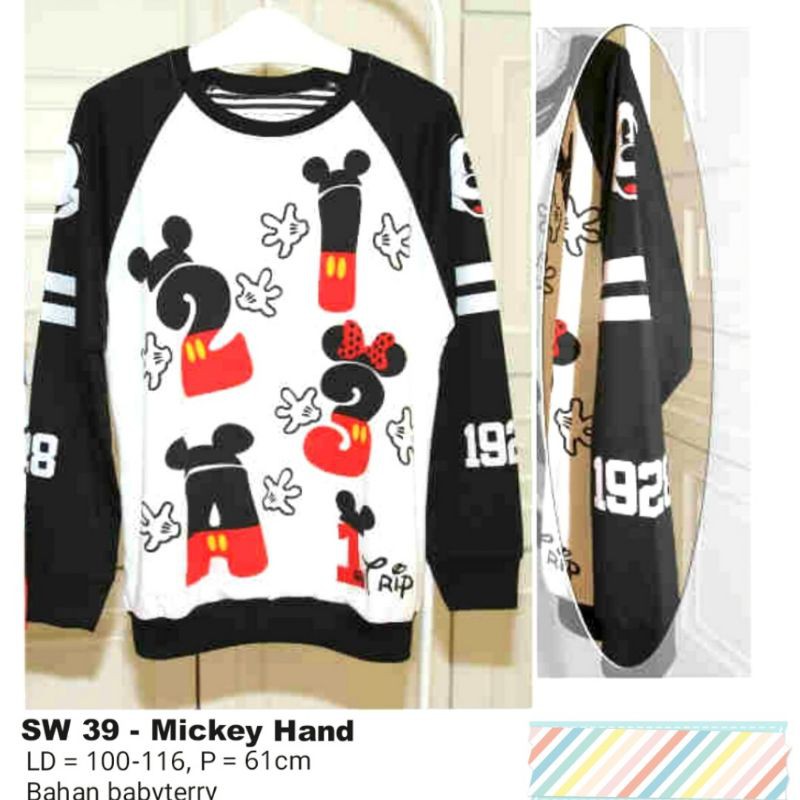 SWEATER CUTE,  BAJU LENGAN PANJANG CEWEK LUCU KARAKTER