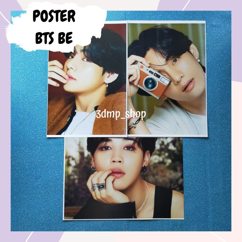 Poster A3 BTS Dynamite BE Jungkook V Taehyung Suga Jimin Rapmonster Jhope Jin Seokjin Kpop