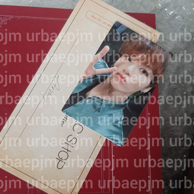 BOOKED [RARE/NEGOTIABLE] OFFICIAL JUNGKOOK PC PHOTOCARD DVD MUSTER JAPAN MAGIC SHOP