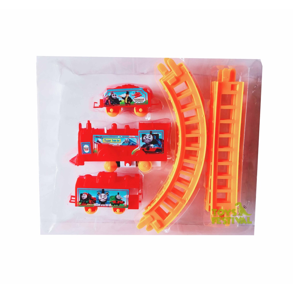 Mainan Kereta 3 Gerbong Train Play Set