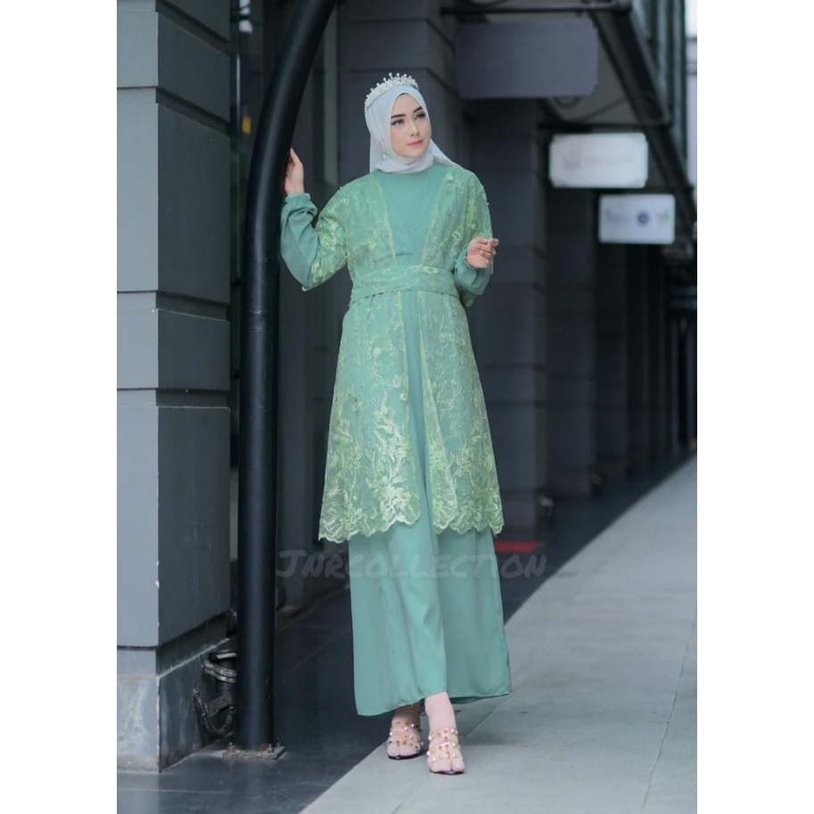 NEW Gamis Terbaru AMEENA Dress Brukat Gamis Remaja Seragam Gamis Brukat Dress Kondangan blezer Brukat Kondangan Baju Kondangan Wanita