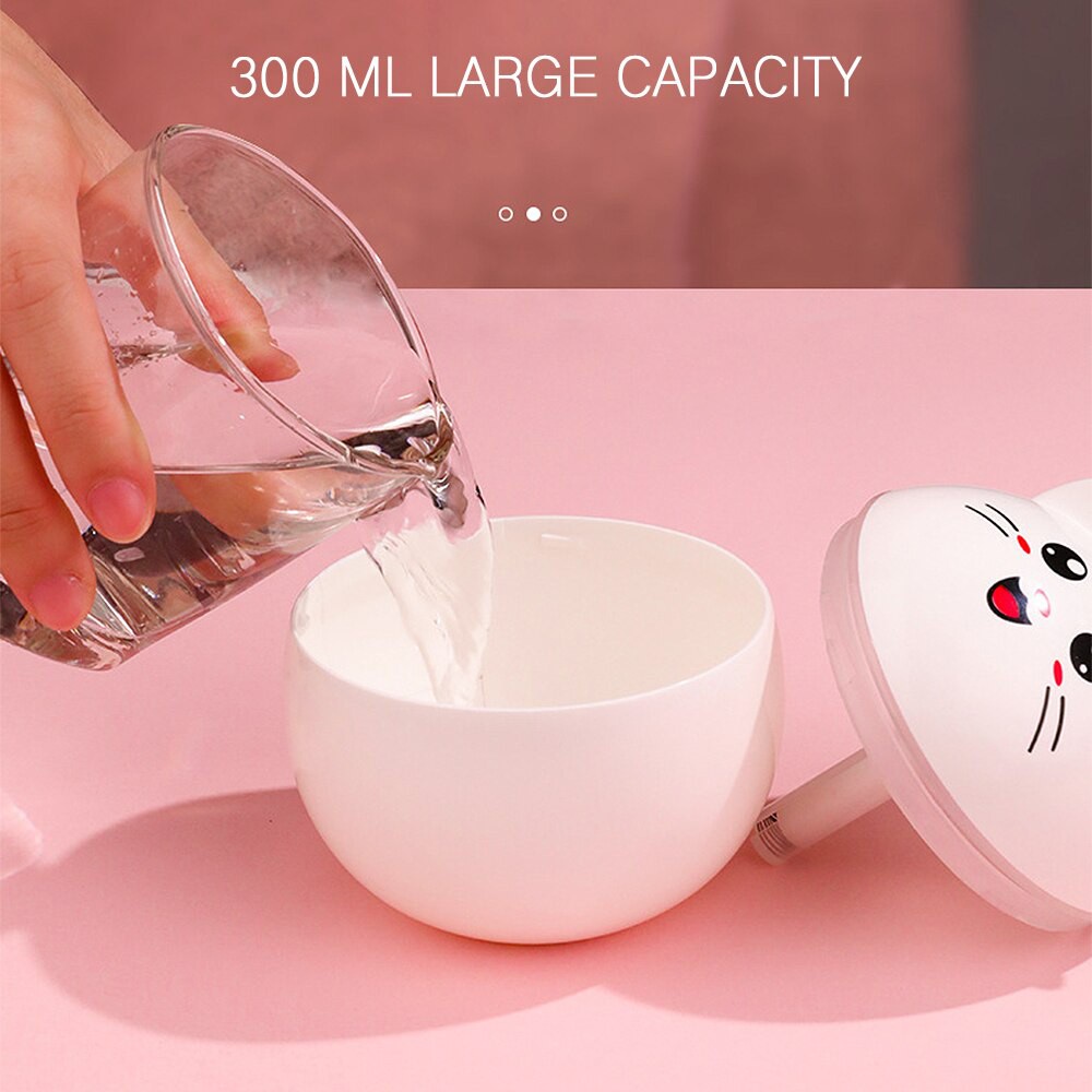 Kucing Humidifier 300ML Purifier Diffuser Portable / Aroma Terapi Aromatherapy Essential oil