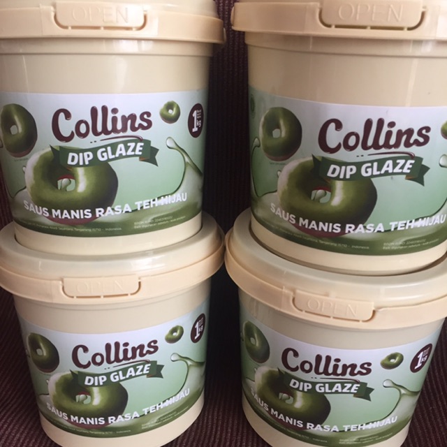 Collins dip glaze matcha 1kg