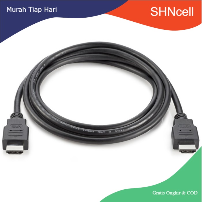 Kabel HDMI 1.5 Meter High Speed Premium Quality