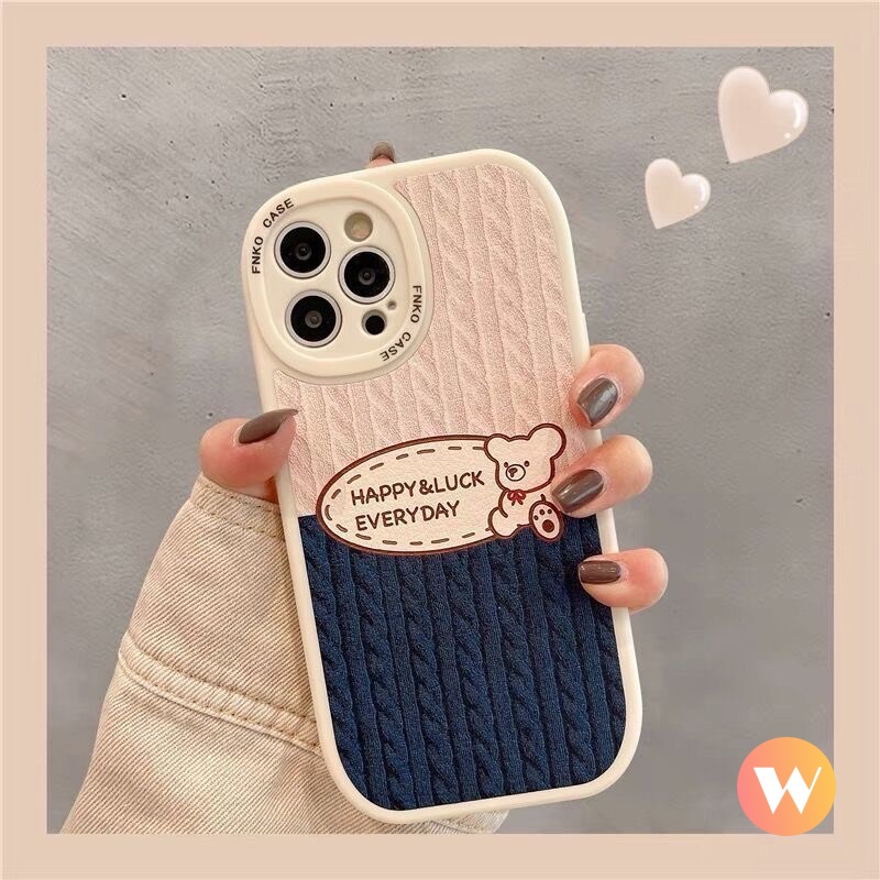 Casing TPU Xiaomi Redmi 9T 9A 10 9 10C 9C NFC Redmi Note 11 11Pro 10 8 9 9s 10s 11s 9pro 10pro Max POCO M3 X3 Pro NFC Motif Kartun Beruang