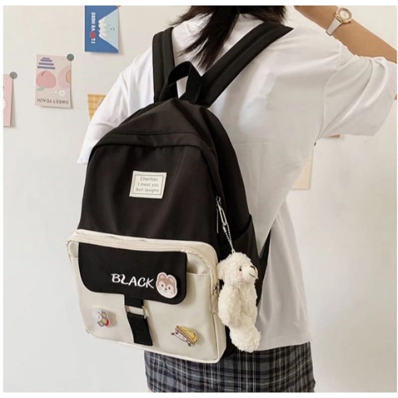 Tas Punggung Imut Ransel Wanita Sekolah Tas Dayback Travel Ransel Santai Tas Perempuan Remaja