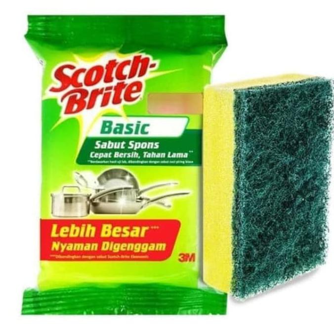 Sabut Spons Scotch Brite - Busa Cuci Piring