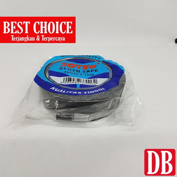 

Lakban hitam/clothing tape Joyko 2 inch (1 roll)