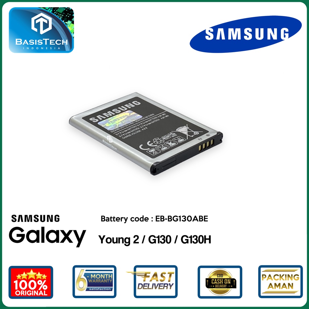 BATERAI SAMSUNG YOUNG 2 - G130 - G130H - EB-BG130ABE - ORI