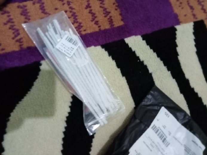 50pcs Pipa Rokok Tembakau Bahan Katun Warna Putih