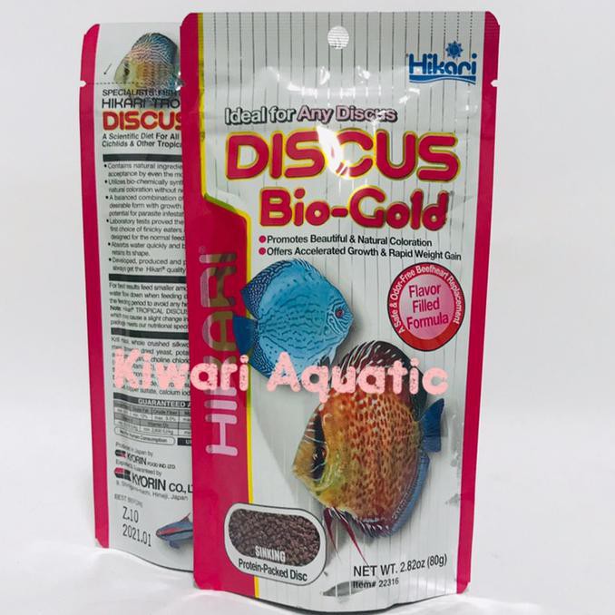 

Hikari Discus Bio-Gold 80g Pakan / Makanan Ikan Discus