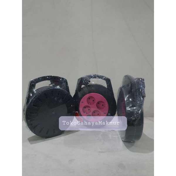 Kabel Roll/Stop Kontak/Kabel Box DX-10 DX10 + Lampu Indikator Dexta