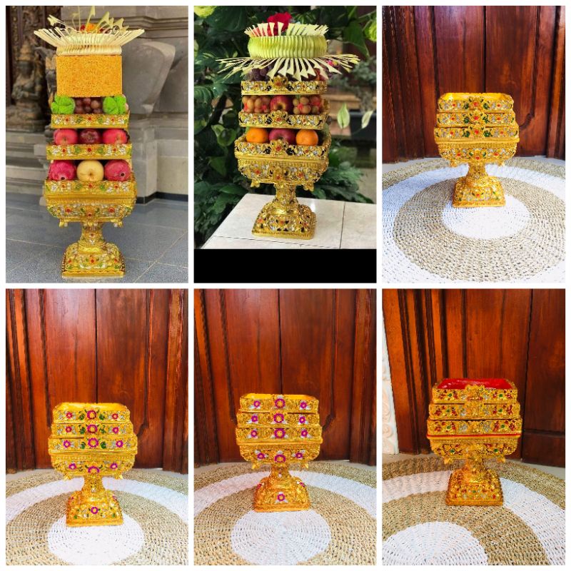 dulang bali kotak susun 3 premium 28cm