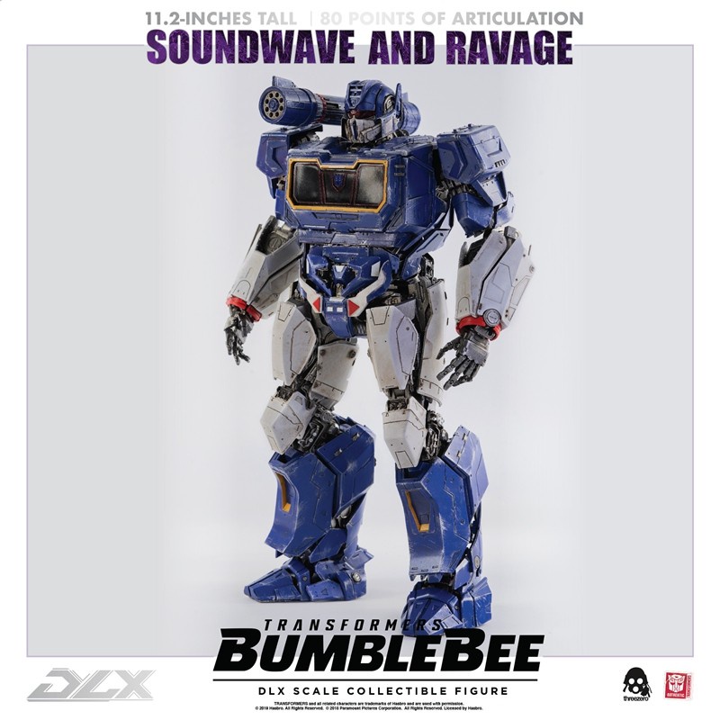 SX-02 SOUNDWAVE + Ravage Mechanical Alliance Sonic Warrior