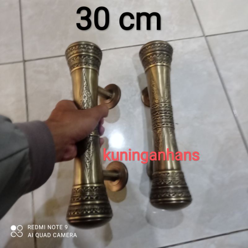 handle pintu kuningan antik handle pintu kuningan antik 30 cm
