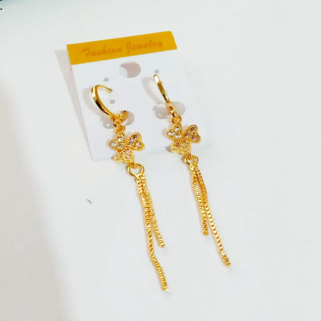 AV247 Grosir Anting Juray Permata Anting Dewasa Lapis Emas