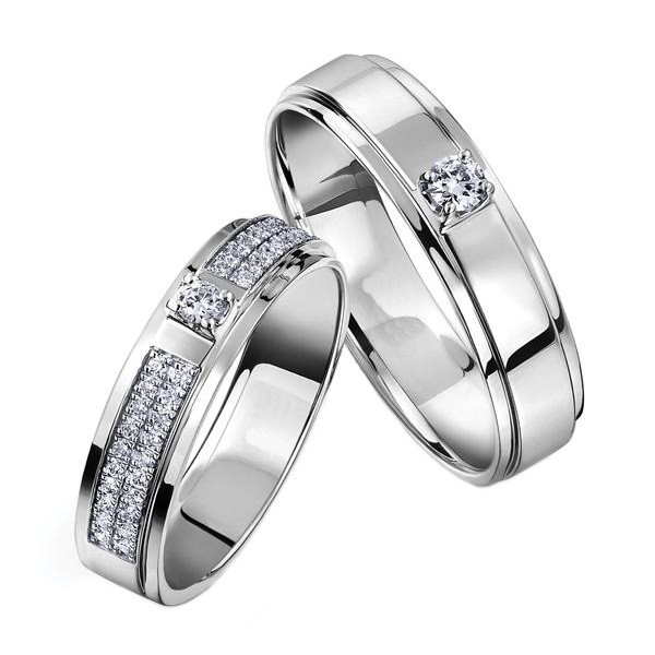 Gratis Ukir Nama Bisa Pesan Model Garansi Silver Asli Cincin Kawin Couple Perak Nikah Tunangan ID487