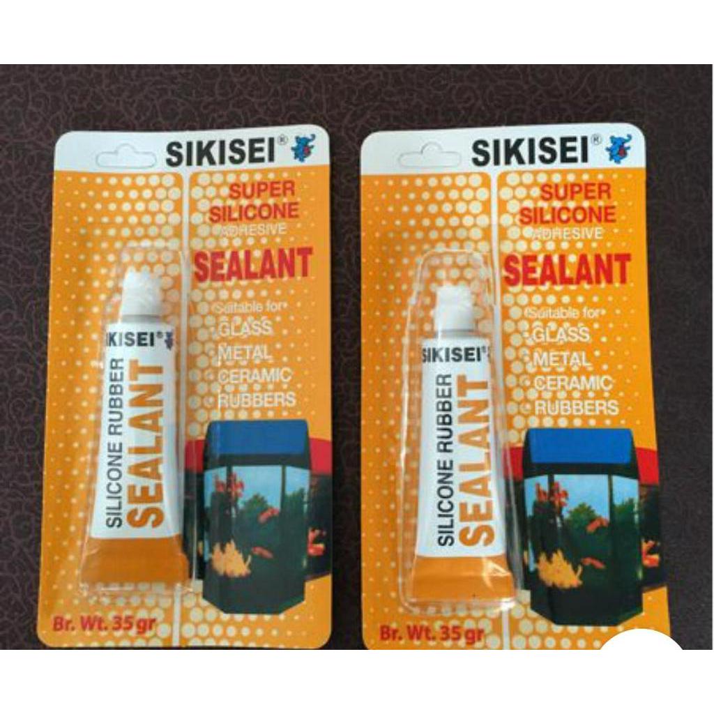 Lem kaca / Lem Silikon / Lem silicone serba guna / Sealant aquarium