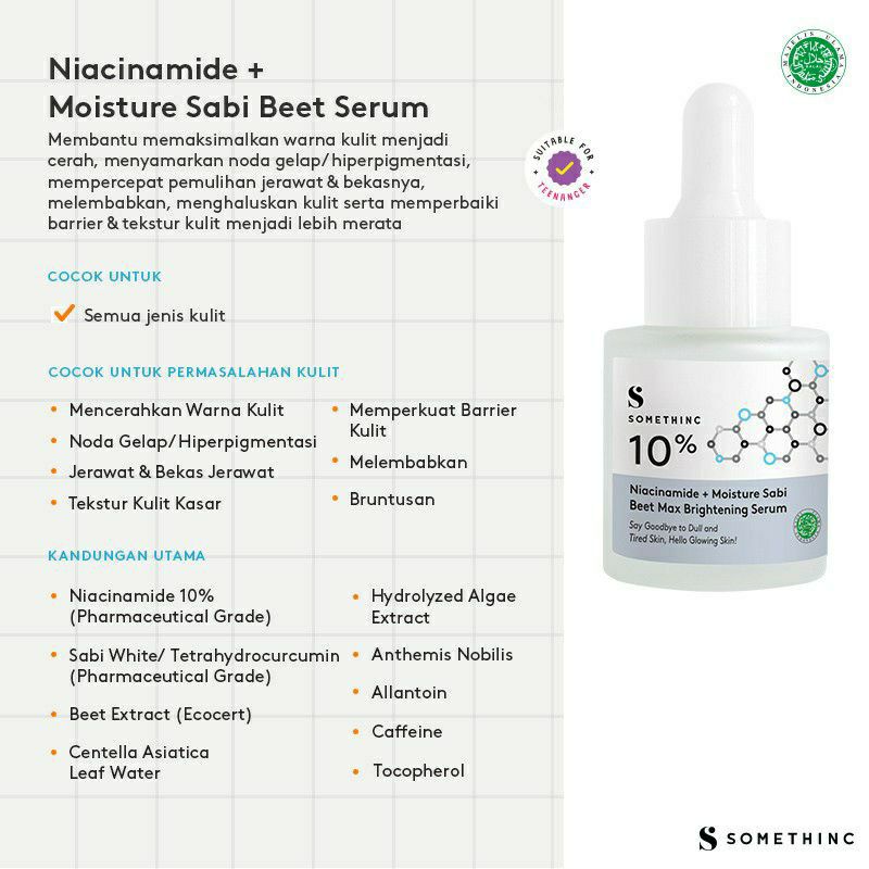 SOMETHINC 10% Niacinamide + Moisture Sabi Beet Max Brightening Serum