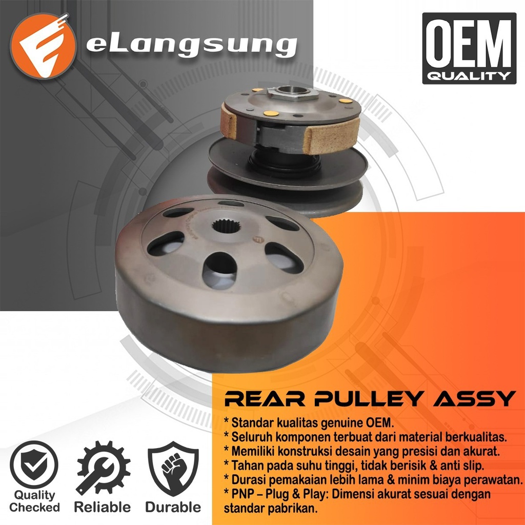 Kampas Ganda Mio J PLUS Mangkok Ganda Mio J PLUS Pully Belakang Mio J BERGARANSI 180 Hari - eLangsun