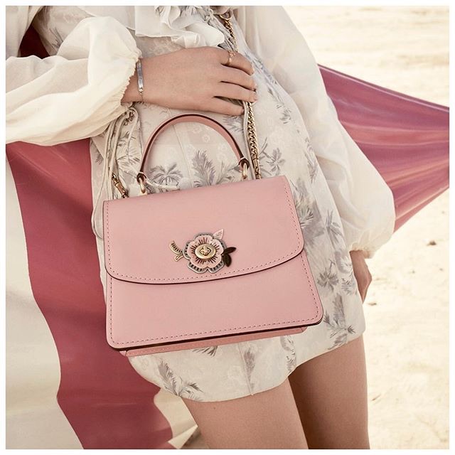 coach parker bag pink