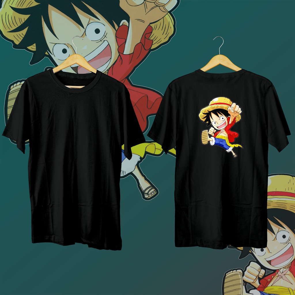 HK STORE 26 - KAOS DISTRO LUFFY MINI (BLKNG)