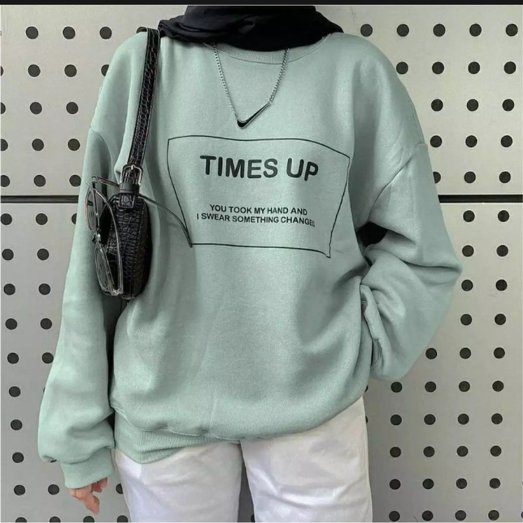 Times Up Sweater / Oversize Times Up Sweater Crowneck