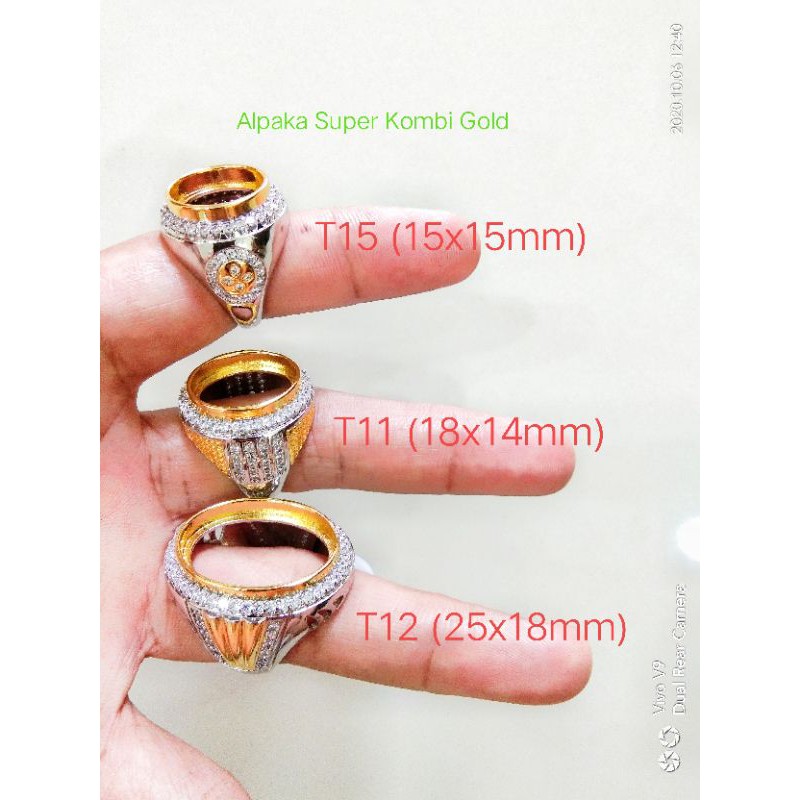 Ring Cincin Emban Alpaka Super Kombi Gold 9