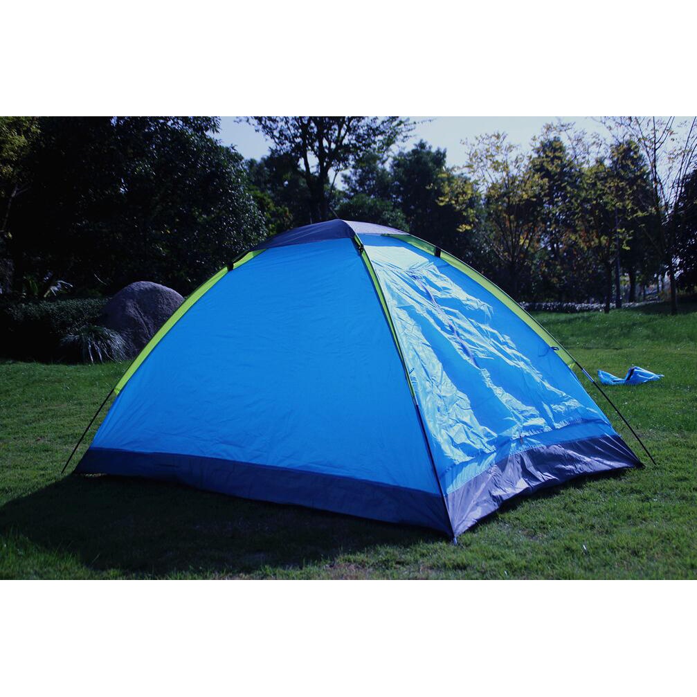 Tenda Camping Double Layer Outdoor Tenda Murah - Biru