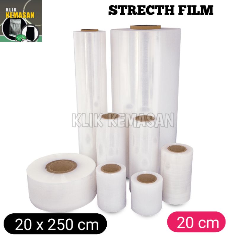 

PLASTIK STRETCH 20cm x 250 meter strech film shrink segel wrap