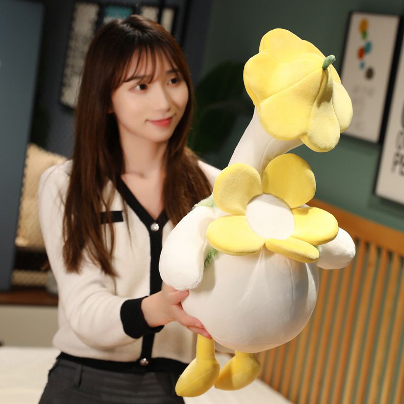 35/40/55cm Duck Doll Flower Duck Plush Toy Stuffed Animal Plush Toy Best Gift Kawaii Plushie Toy Simulation Funny Doll