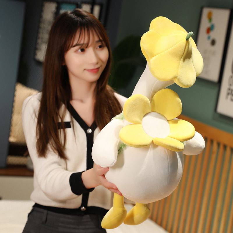 35/40/55cm Duck Doll Flower Duck Plush Toy Stuffed Animal Plush Toy Best Gift Kawaii Plushie Toy Simulation Funny Doll