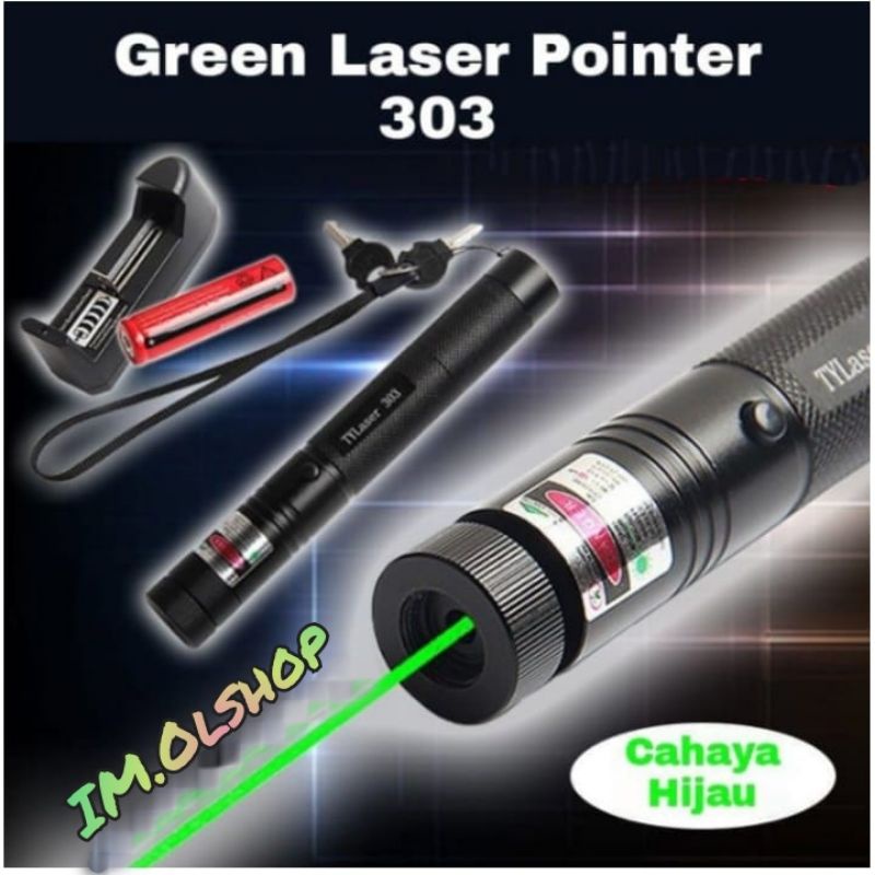 LASER 303 / LASER PRESENTASE / LASER HIJAU / GREEN LASER 303⭐IM.Olshop⭐