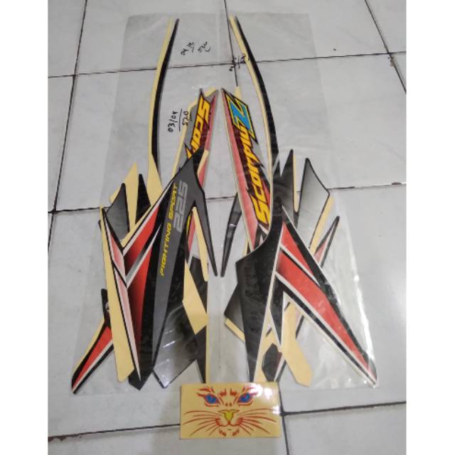 Striping Standar Ori Yamaha Scorpio Z Tahun 2004/2005