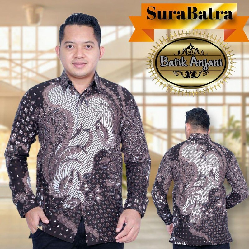 Surabatra Kemeja Batik Pria Lengan Panjang Full Furing by Anjani