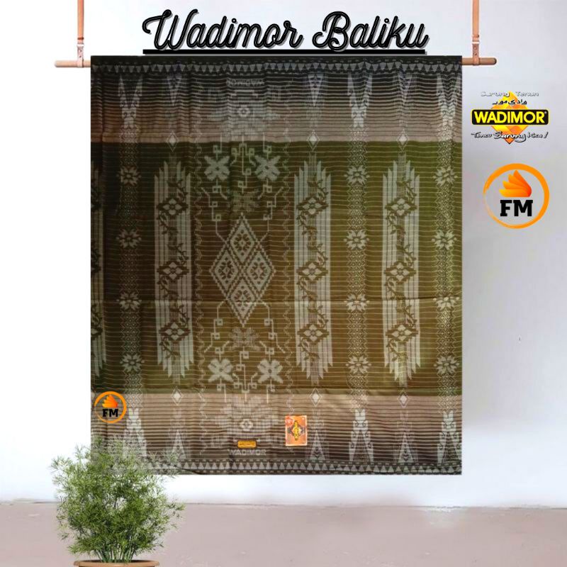 Sarung Tenun Wadimor motif Baliku Bali ku Pria Dewasa Grosir Ecer Ori original fashion muslim