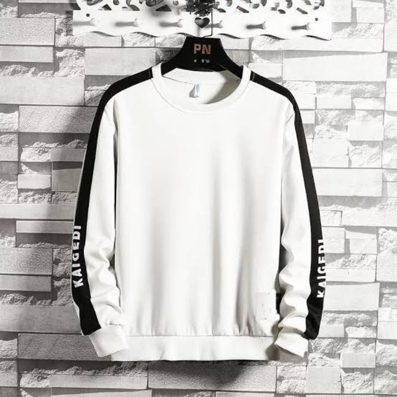APPAREL PRIA Jaket Crewneck O-NECK Basic Terbaru Yang Lagi Trend Sekarang 2023