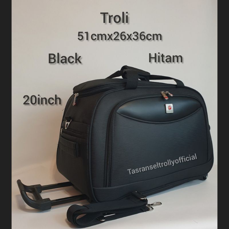 Tas Pakaian Troli Polo Interclub 52cmx26x36cm ukuran medium original