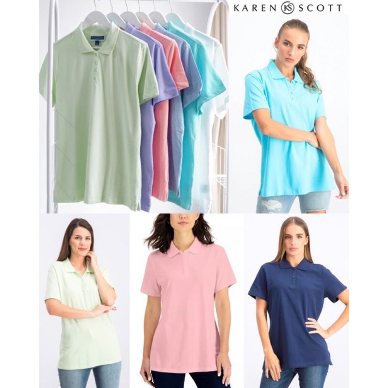 KAOS KERAH PEREMPUAN ORIGINAL KAREN SCOTT