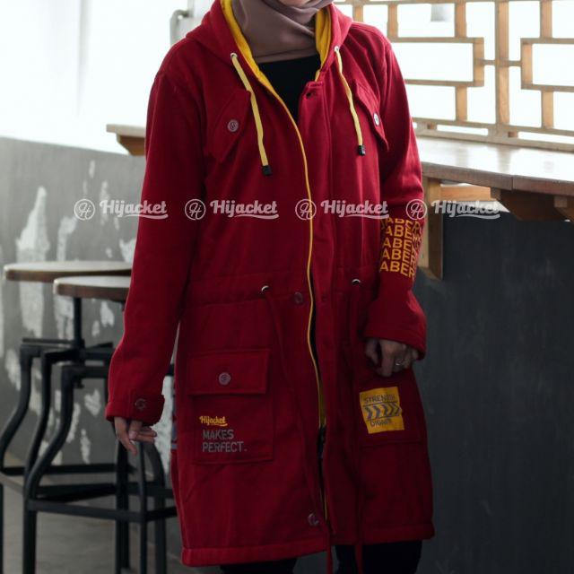 ⭐BUY 1 GET 2 GIFT⭐ HIJACKET® ORIGINAL VENDULUM JAKET MUSLIMAH-sparrow red