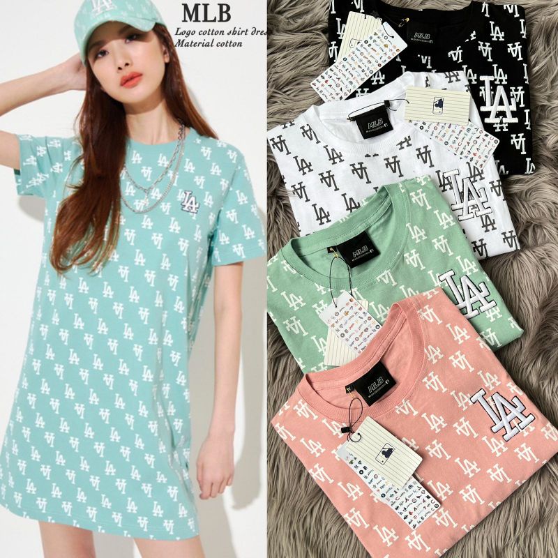 MLB logo dress cotton